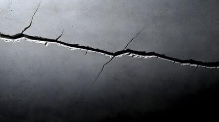 Poster - crack in the ground