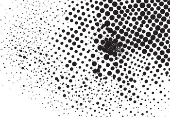Wall Mural - black and white texture vector. distressed overlay texture. grunge background. abstract textured eff