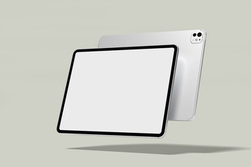 Wall Mural - realistic tablet mockup blank mockup