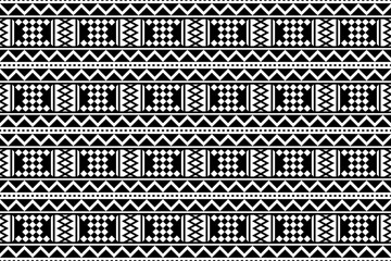 Poster - Abstract geometric pattern in black and white squares and triangle shape, Abstract seamless in a monochrome scheme. horizontal layout design template.