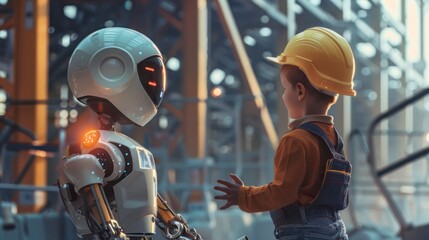 Poster - Future of Construction, Child and Robot Collaboration