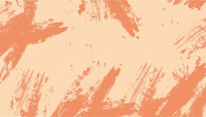 Aufkleber - textured terracotta brush stroke background for web design, branding, or print with abstract paint smears on beige canvas for creative visual identity or rustic artistic layouts


