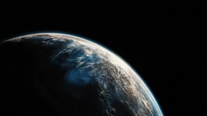 Poster - Astronauts on board the space station gaze at the curved Earth in this stunning shot