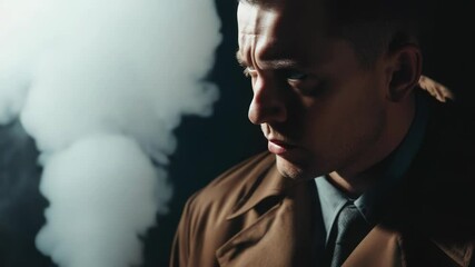 Poster - A person dressed in formal attire looks directly at the camera