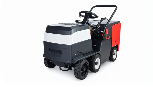 Compactor isolated on white background. . rendering 