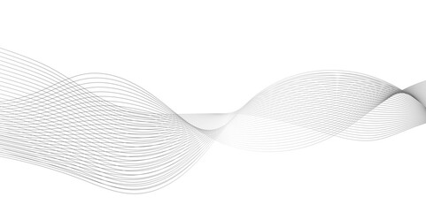 Poster - Abstract modern gradient white and black wave line background, digital dynamic wave of particles. wave 3D line rendering, Wave with lines created using blend tool, digital frequency track equalizer. 