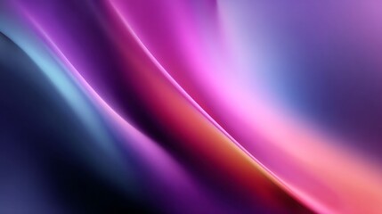 Poster - Subtle waves of dark purple, pink, and blue colors merge to create a stunning gradient effect that evokes a sense of calm and creativity. This artwork captures the essence of color blending elegantly
