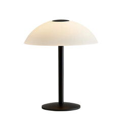 minimalist table lamp with soft, diffused light showcasing its elegant simplicity and modern design.