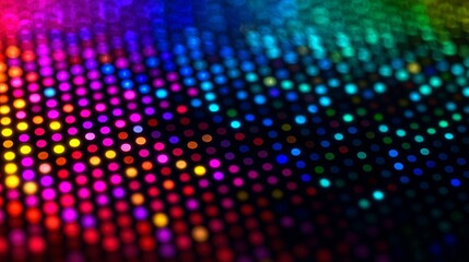 Poster - Vibrant Bokeh Lights Background - Abstract Colorful Backdrop for Design, Digital Art, and Creative Projects, High Resolution.