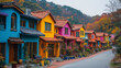 © Masarin - 컬러풀한 유럽풍 마을, 숲속의 작은 여행지