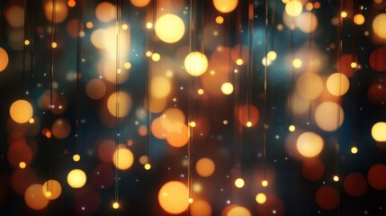 Poster - abstract background with vertical lights, generative ai