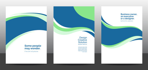 Wall Mural - Template vector design set for Brochure, AnnualReport, Corporate Presentation, Portfolio, Flyer, layout modern, posters collection Eps10	