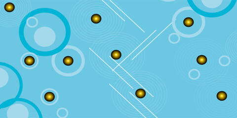 Aufkleber - Blue geometric abstract background. banner sky blue background Vector illustration.eps10