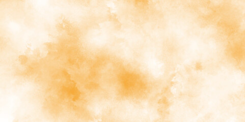 Wall Mural - abstract orange painted watercolor paper background, old white watercolor paper background, minimal 