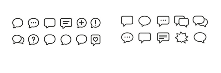 Poster - Communication symbols displayed in a clean design representing various feelings and actions in conversation