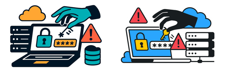 Poster - Understanding cyber security: the importance of password protection and data safety in the digital age