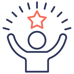 Poster - Confidence Dual Tone Icon