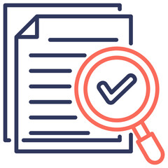 Poster - Scrutiny Dual Tone Icon