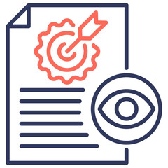 Poster - Objectivity Dual Tone Icon