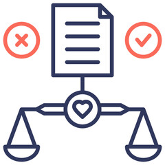 Poster - Ethical Dual Tone Icon