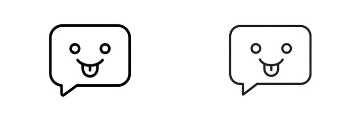 Poster - Cute and playful smiley icons designed for digital communication and expression of emotions