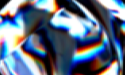 Poster - 4K Beautiful color gradient background with glass texture. Abstract pastel holographic blurred gradient banner background texture Colorful digital grain soft glass effect Nostalgia, vintage, retro	