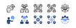© Jefri - Strategic alliance icon set with Goal Achievement, Joint Venture, Collaborative, Sharing, Strategic Alliance.