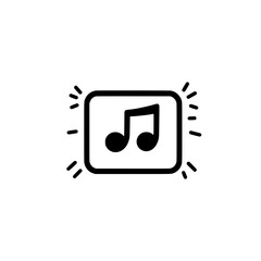Poster - Add to playlist icon vector for music organization 