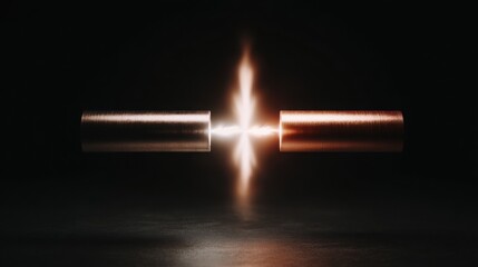 Poster - Simple lighter on a table symbolizing the direction of energy towards a specific goal or outcome