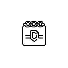 Poster - Media info icon vector
