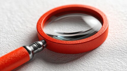 Aufkleber - Magnet on a white surface representing the concept of highlighting deviation and identifying off-track issues