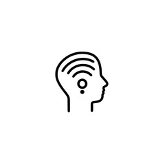 Poster - Mute icon vector 