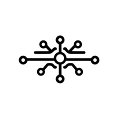 Poster - System monitoring icon vector 