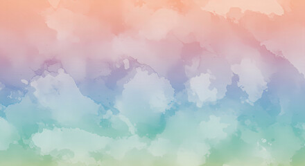 Aufkleber - Pastel Rainbow Cloud Background Texture Perfect for Design Projects and Websites needing a dreamy soft aesthetic