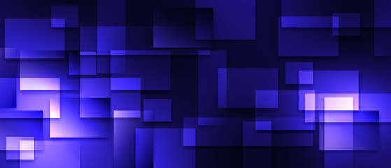 Fototapete - abstract darck purple squares background