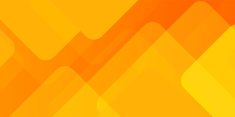 Aufkleber - Abstract orange and yellow geometric background. Dynamic shapes composition. gradient Cool background design for posters. Vector illustration.