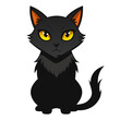 © Tushar - 03 Black Cat with Glowing Eyes (4).svg