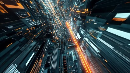 Poster - Futuristic Cityscape