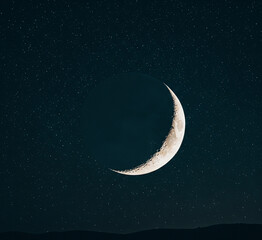 moon and stars