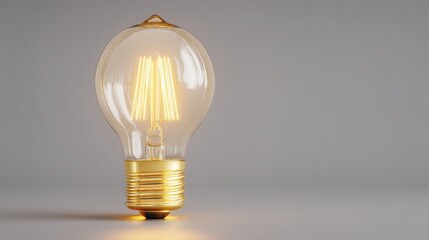 Poster - A light bulb illuminating ideas as a representation of the outcome engine concept of ideas in and value out systems