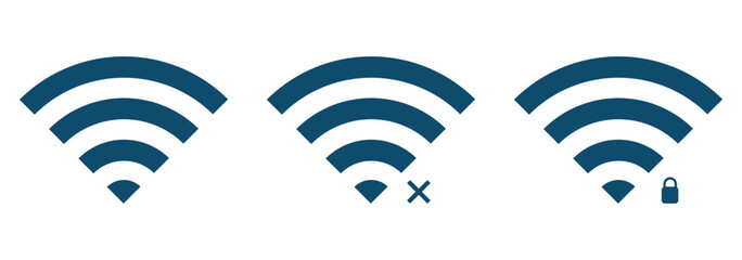 wireless and wifi icon set. internet icon symbol sign collection, vector illustration. network wifi 