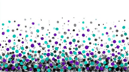 Aufkleber - Sparkling Dots Sketch Soft Pastel Gradient - Abstract art, vibrant colors, soft pastel gradient background, playful dots, festive mood. Symbolizing joy, celebration, energy, creativity, and freedom