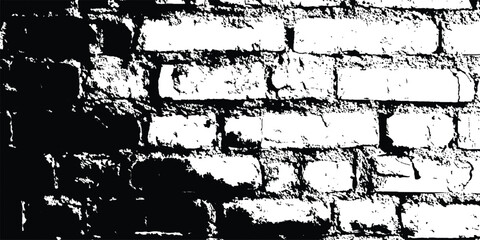 Poster - Abstract background of white brick seamless texture of a white brick wall transparent background. Texture of a brick wall with cracks and scratches which can be used as a background. 