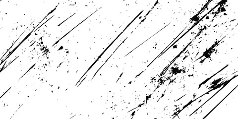 Fototapete - scratches texture dirty grainy and scratches transparent white background. Vector scratch marks line on white and transparent background. Vector abstract style black paintbrush design banner templates