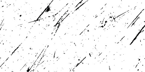 Fototapete - scratches texture dirty grainy and scratches transparent white background. Vector scratch marks line on white and transparent background. Vector abstract style black paintbrush design banner templates