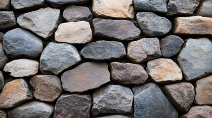 Poster - A detailed view of various stones showcasing their unique shapes and textures, presenting an artistic collection that emphasizes the beauty of natural materials in design.
