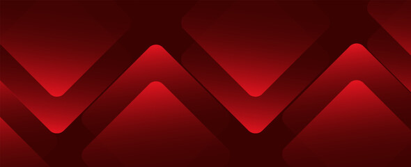 Aufkleber - Red abstract background. Dynamic shapes composition. Eps10