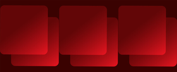 Poster - Red abstract background. Dynamic shapes composition. Eps10