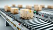 © Rincon Studio - Automated Packaging Line Cardboard Boxes on Conveyor Belt for Efficient Distribution and Logis