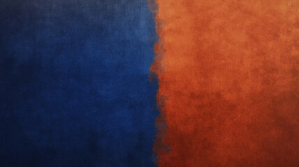 Poster - Abstract Textured Background Split Vertically in Earthy Brown and Navy Blue With Even Lighting and Fine Surface Detail
